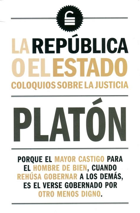 Libro La Republica O El Estado Platon