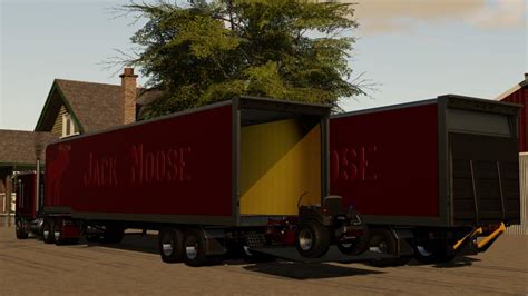 TLX 48ft Enclosed Trailer V1 0 0 0 FS19 Farming Simulator 2025 Mod