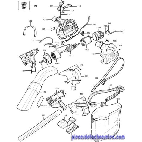 Turbine pour souffleur black decker Souffleur black decker Pièces