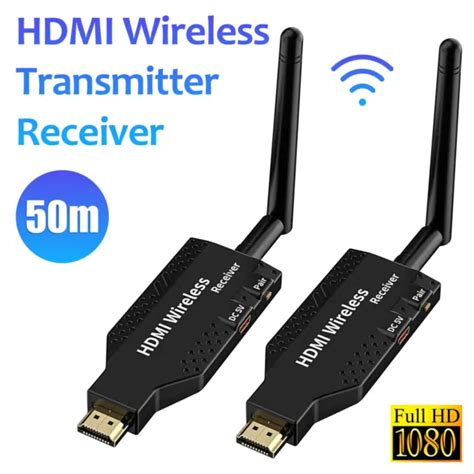 TRANSMISOR Y RECEPTOR de video HDMI inalámbrico 100M TV Stick pantalla