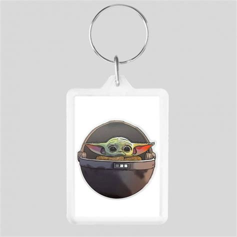 Baby Yoda The Mandalorian Star Wars Key Ring Mm X Mm