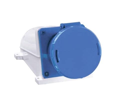 ᐉ Розетка стационарная TechnoSystems 2Р+РЕ 63А 220В IP54 (5500412)