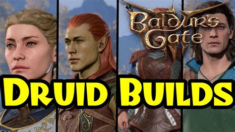 Druid Builds THERE ARE SO MANY Baldur S Gate 3 YouTube