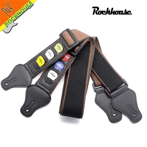 Aliexpress Buy Electric Guitar Strap Acoustic Guitar Strap With 3