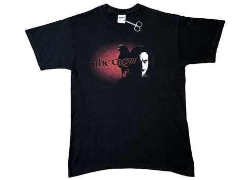 Vintage Vintage The Crow Movie Action Fantasy Horror Tee Shirt Y2k