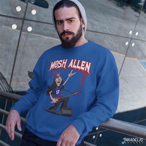 Josh Allen Funny Parody Tee Mosh Allen Buffalo Bills Fans Circle the ...