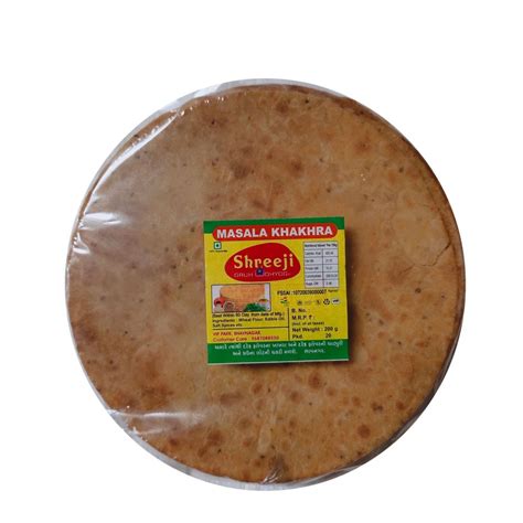 Gujarat Round Masala Khakhra Month Packaging Size Gm At Rs