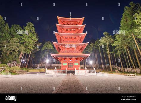 Five Story Pagoda Of Taiseki Ji In Shizuoka Japan Stock Photo Alamy