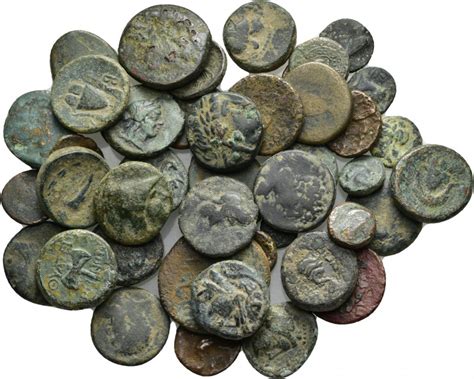 Biddr N N LONDON Online Auction 1 Lot 353 Greek Bronz 45 Pieces