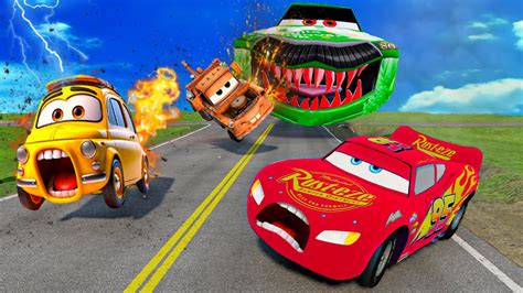 Angry Evil Chick Hicks Zombie Vs Lightning Mcqueen Luigi And Friends