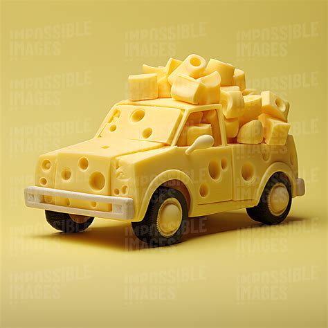 Cheese car - Impossible Images - Unique stock images for commercial use.