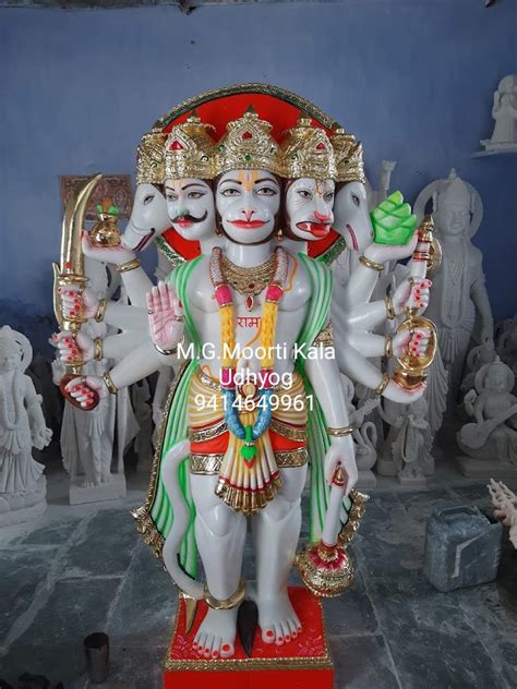 Panchmukhi Hanuman Ji Marble Statue Temple At Rs In Sariska