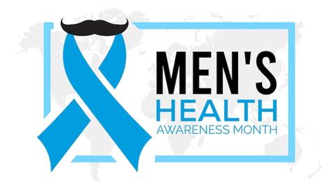 Premium Vector Mens Health Awareness Month Observed Every Year In June