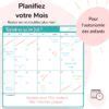 Tableau Magn Tique Frigo Mensuel Quest Ce Quon Fait