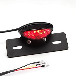 Jmtbno Motorrad Led R Cklicht Bremslicht Kennzeichenbeleuchtung E