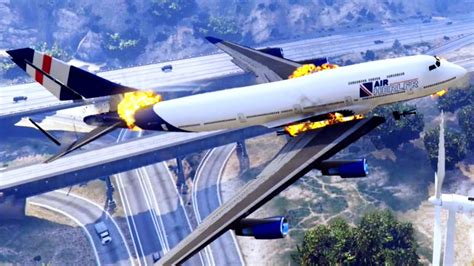 Gta 5 Best Plane Crash Compilation 15 Youtube