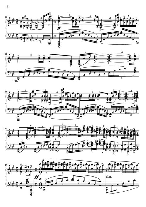 Prelude Op No Free Sheet Music By S Rachmaninoff Pianoshelf