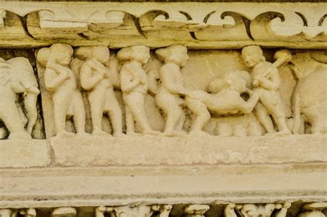 Templos Er Ticos De Khajuraho Na Ndia E Suas Esculturas Um Belo