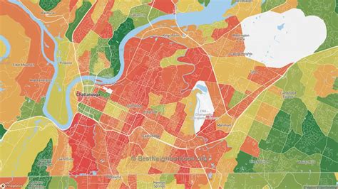 The Highest and Lowest Income Areas in Chattanooga, TN | BestNeighborhood.org