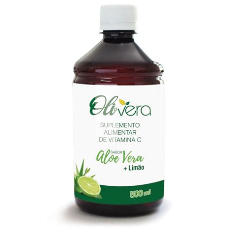 Aloe Vera Suco De Babosa Ml Olivos Sabor Lim O