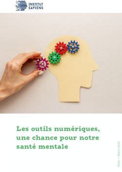 Les outils numériques une chance pour notre santé mentale