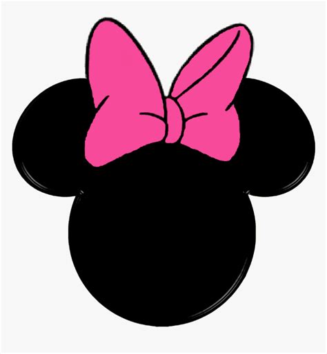 Minnie Mouse Mickey Mouse Logo Clip Art - Pink Minnie Mouse Head, HD ...