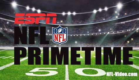 NFL PrimeTime on ESPN+ 2023 Week 6 Full Show Replay - Watch NFL Live free