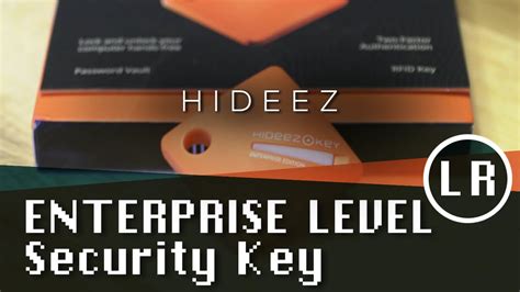 Hideez Enterprise Level Security Key Youtube