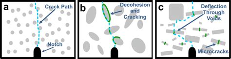 Schematic Illustrations Of Typical Crack Propagation Path In