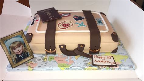 Suitcase Cake Suitcase Cake Happy 30th Dublin Ireland Cakes