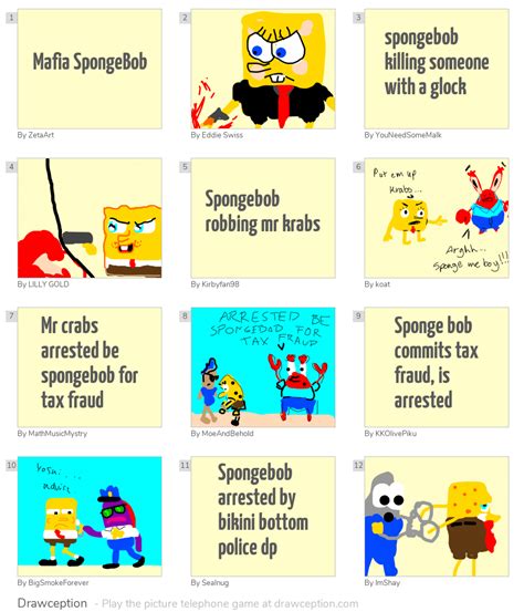 Mafia SpongeBob - Drawception