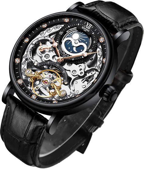 Amazon IK COLOURING Mens Luxury Skeleton Automatic Mechanical