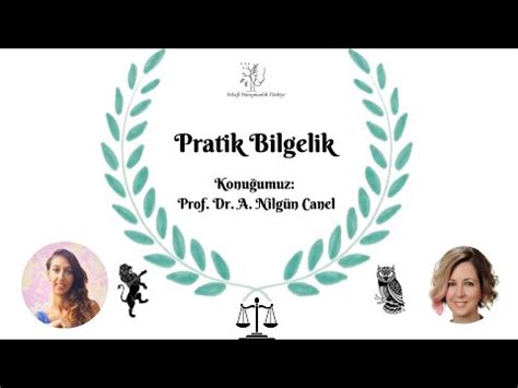 Pratik Bilgelik Canlı Yayın Prof Dr Nilgün Canel YouTube