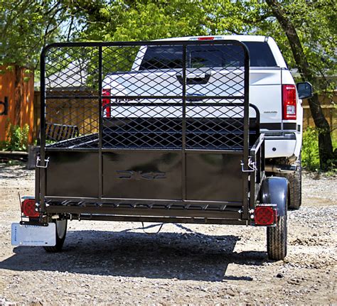 Dk2 Utility Trailer Kit 5 X7 Drive Up Gate Black Powder Coat Mmt5x7 Dug Acme Tools