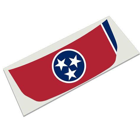 Tennessee State Flag Decal for Bronco | JeepDecalStore.com