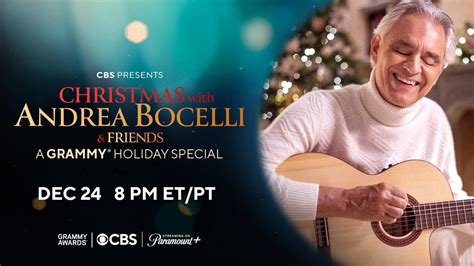 The Recording Academy And CBS Announce "Christmas With Andrea Bocelli ...