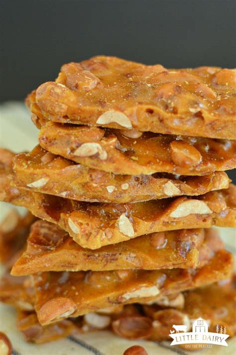 Microwave Peanut Brittle Recipe Easy Pitchfork Foodie Farms