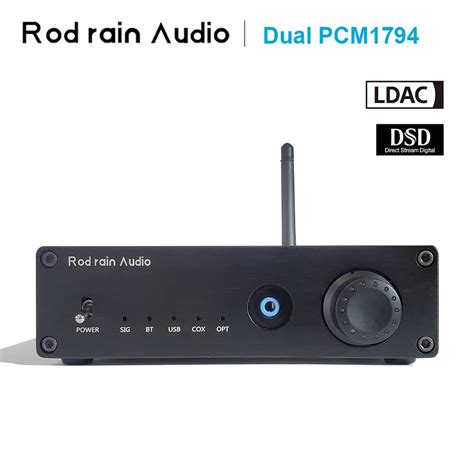 61b Rod Rain Audio Dual PCM1794 DAC QCC5125 Bluetooth 5 1 Amanero USB