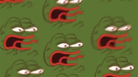 Screaming Pepe The Frog Reeee GIF | GIFDB.com