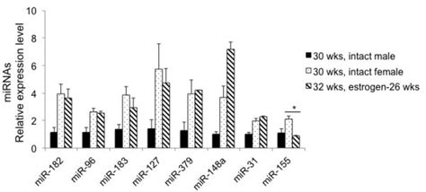 Sex Differences In The Expression Of Lupus Associated Mirnas In Splenocytes From Lupus Prone Nzb