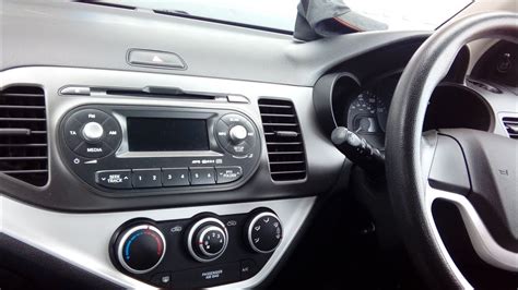 Kia Picanto Onwards Radio Removal Guide Refit Part Numbers