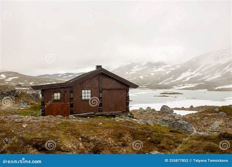 Snowy Mountains in Norway, High in Mountains Stock Photo - Image of ...