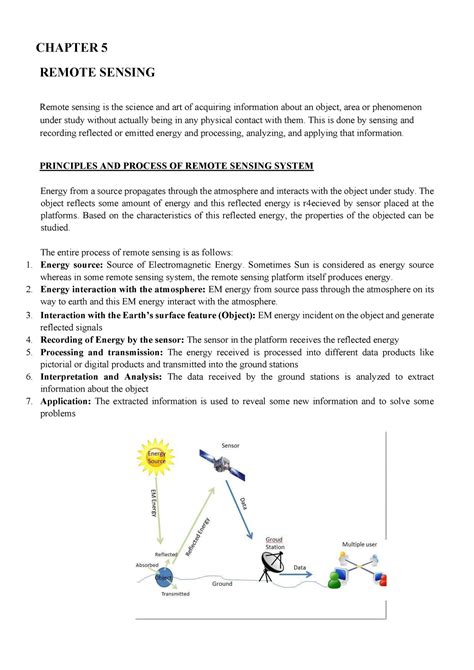 Survey 2 Lecture Notes Chapter 5 Remote Sensing Remote Sensing Is