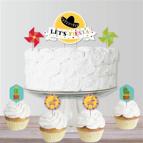 Big Dot Of Happiness Lets Fiesta Mexican Fiesta Cake Decorating Kit
