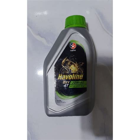 HAVOLINE EZY Motor Oil SAE 20W 40 API SG JASO MA2 800ML Shopee