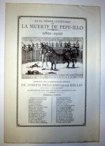 En El Primer Centenario De La Muerte De Pepe Illo Romance