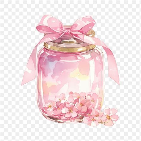 Coquette Pickle Jar Blossom Dessert Free Png Rawpixel