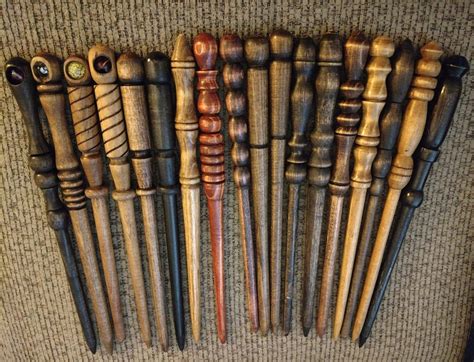 10 Assorted Movie Inspired Wooden Wands Magic Wands Etsy