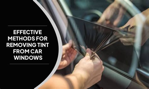 How To Remove Tint From Car Windows A Step By Step Guide Auto Tint Gard