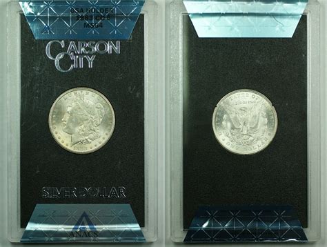 Coin Cc Gsa Hoard Morgan Silver Dollar Anacs Ms With Box